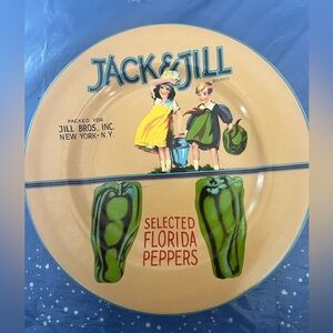 Jack & Jill Decorative Plate Like New